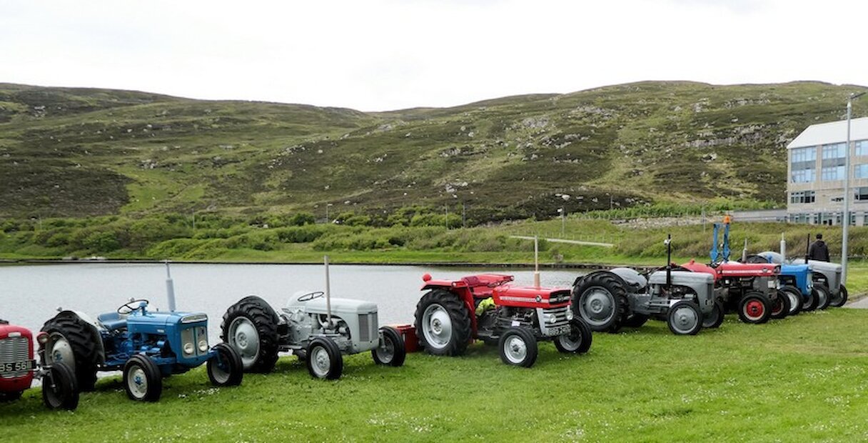 The tractors included examples of the much-loved grey Ferguson. | Alastair Hamilton