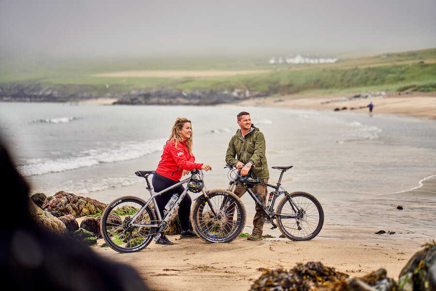 Walking and cycling are great ways to explore Shetland. | Euan Myles