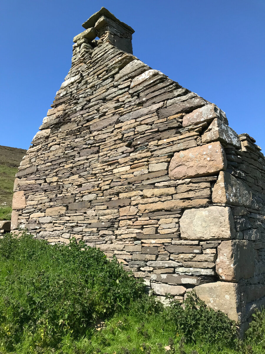 Beautiful stonework in the gable end of Southerhouse. Photo: Chris Dyer.