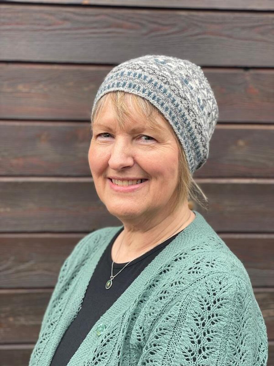 This year's Patron is Linda Shearer. | Shetland Wool Week