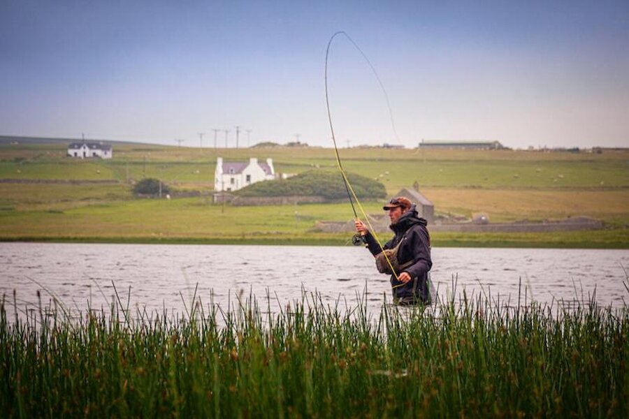 Trout fishing is available, and rewarding, on hundreds of lochs. | Promote Shetland