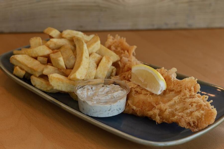 Fish and chips: this is from the award-winning Frankie's in Brae, but there are great chippies in Lerwick, too. | Taste of Shetland