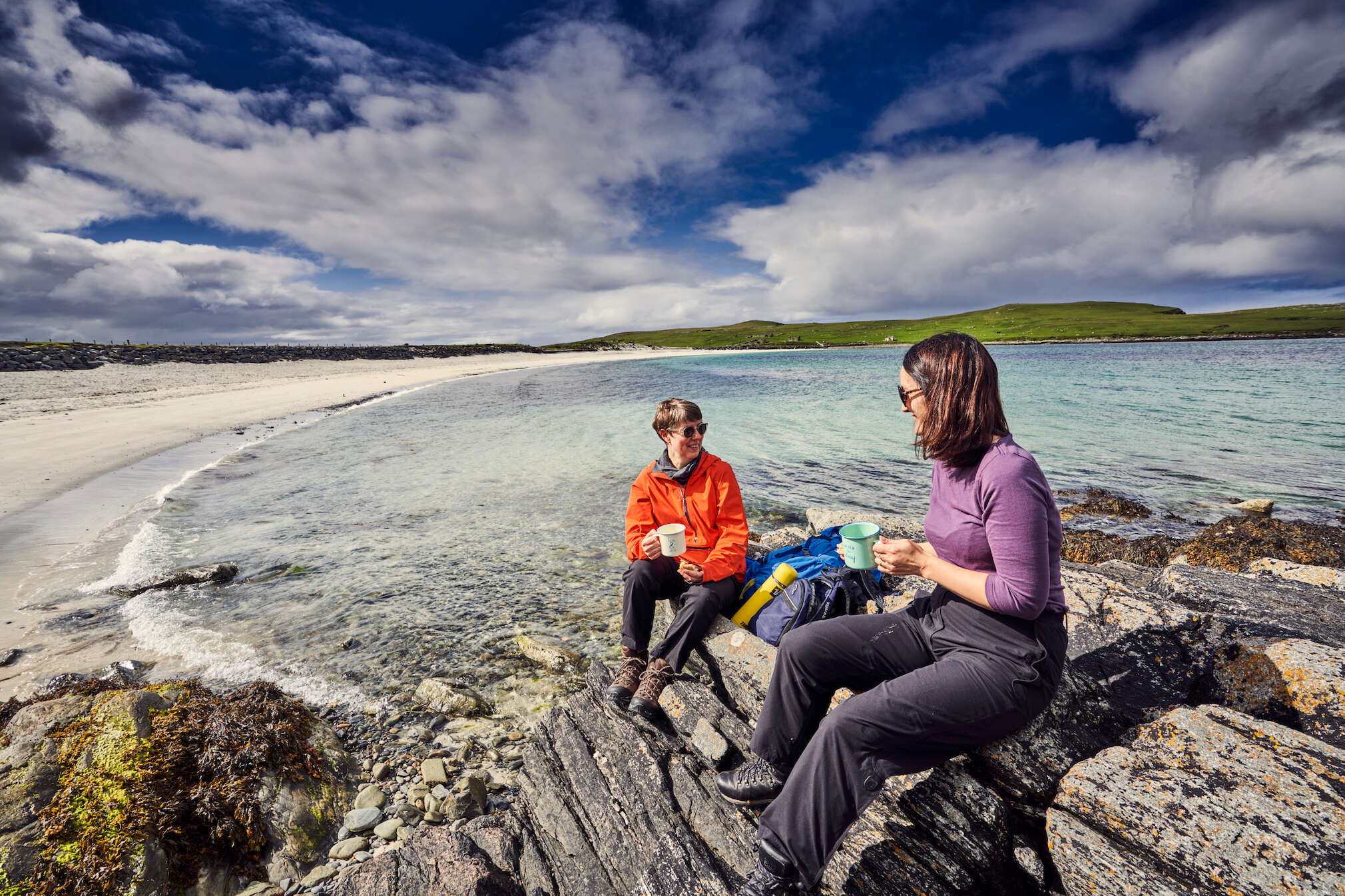 No visit to Shetland is complete without exploring some of the beautiful coves and beaches. Photos: Euan Myles