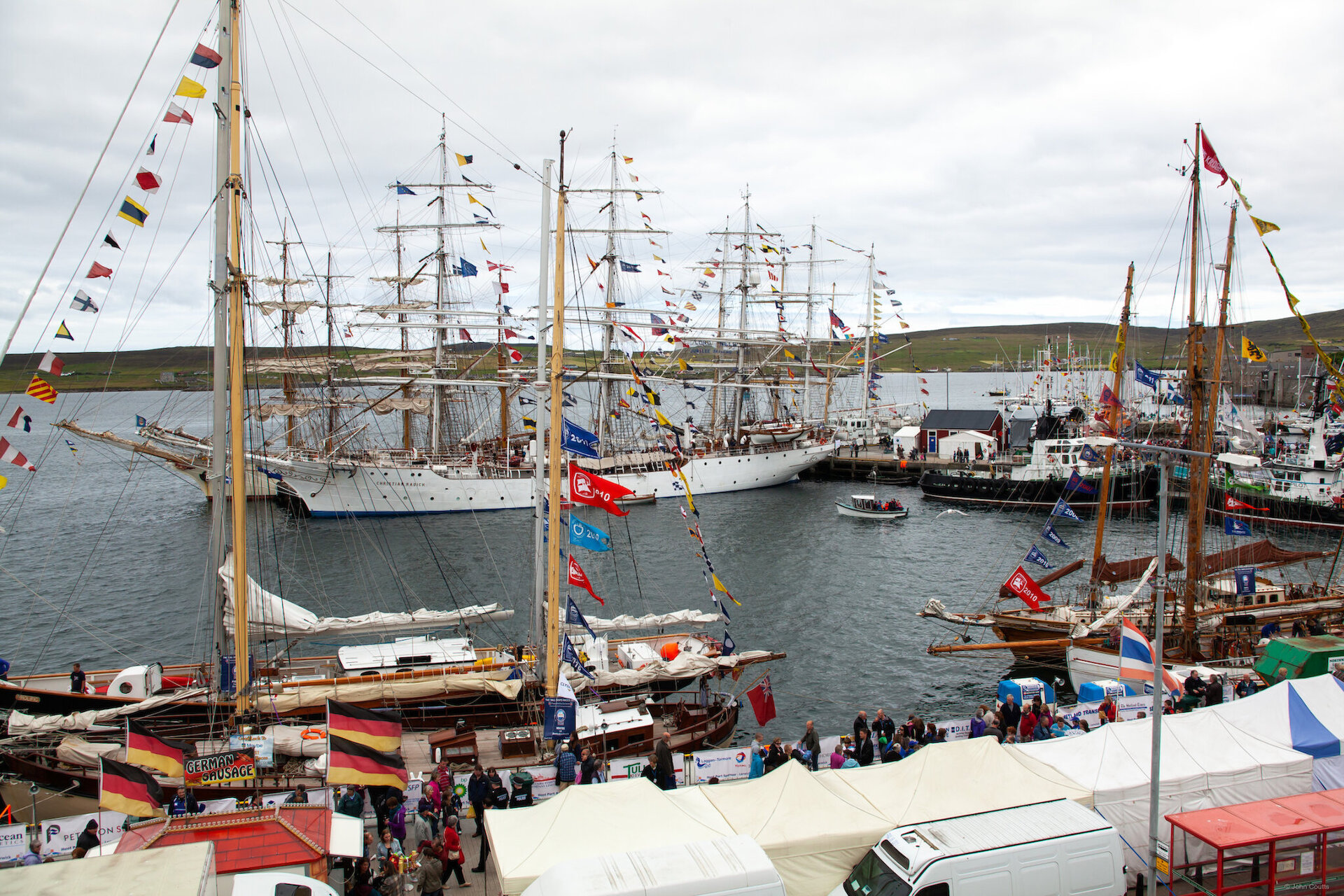 Tall Ships Visiting Lerwick in 2011