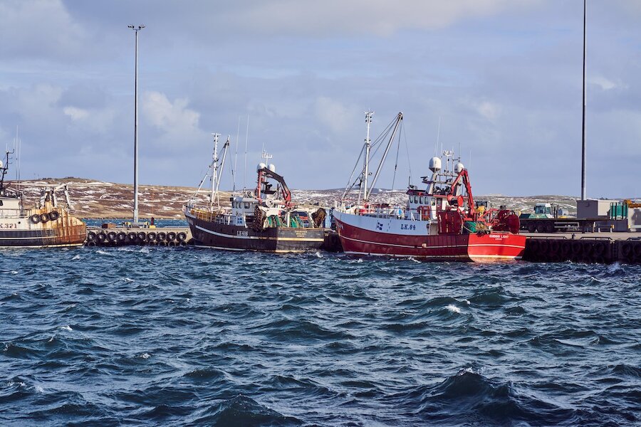 The number of fishing vessel arrivals in Lerwick Harbour has risen by nine per cent. Photo: Euan Myles/Promote Shetland.