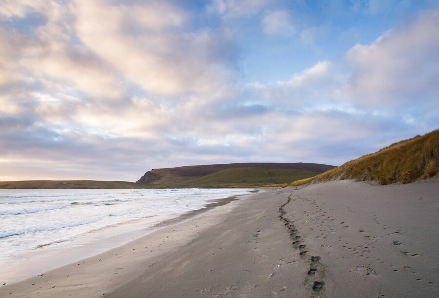 The beach at Quendale is Shetland's longest. | David Gifford