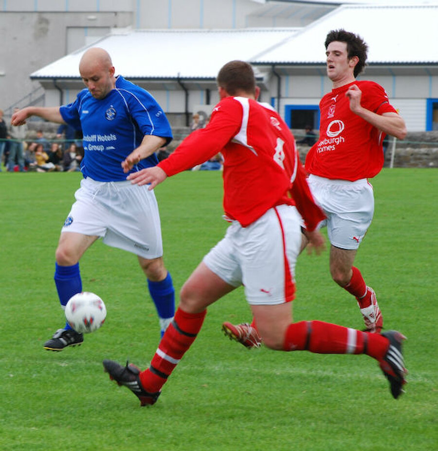 There's a strong following for local football teams (Courtesy Alastair Hamilton)