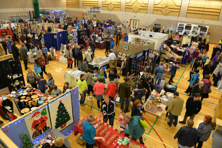 The annual craft fair attracts scores of exhibitors (Courtesy Alastair Hamilton)