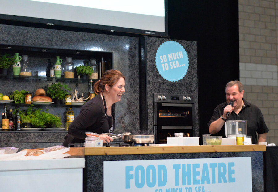 The Food Theatre is one of the most popular features of the Taste of Shetland Festival (Courtesy Alastair Hamilton)