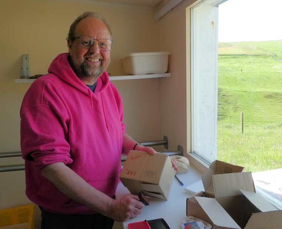 Dave Parham is resuming mail order deliveries of smoked salmon. | Alastair Hamilton