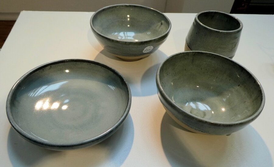 Plate, bowls and tumbler by Ellie Duncan. | Alastair Hamilton