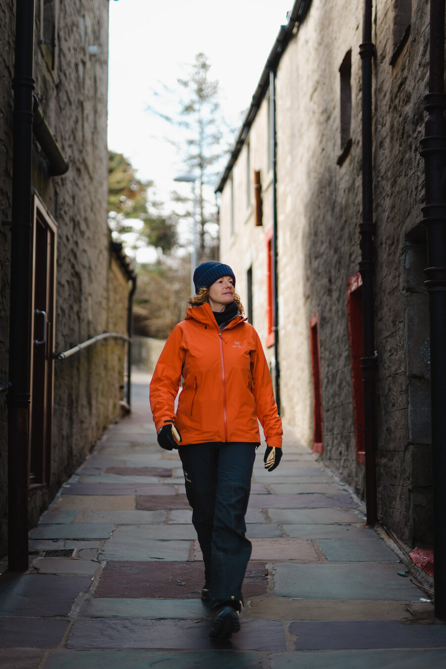 Exploring the Lerwick Lanes. Kate Humble has visited Shetland regularly over two decades.