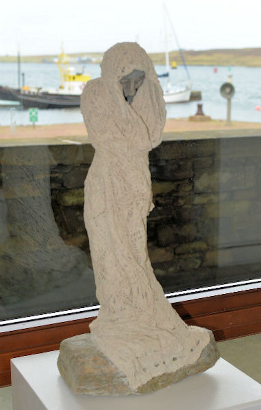A figure in lace and concrete by Susan Pearson (Courtesy Alastair Hamilton)