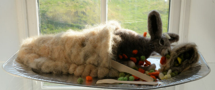 Paula Chapman's "Pasty with a Hare in it" (Courtesy Alastair Hamilton)