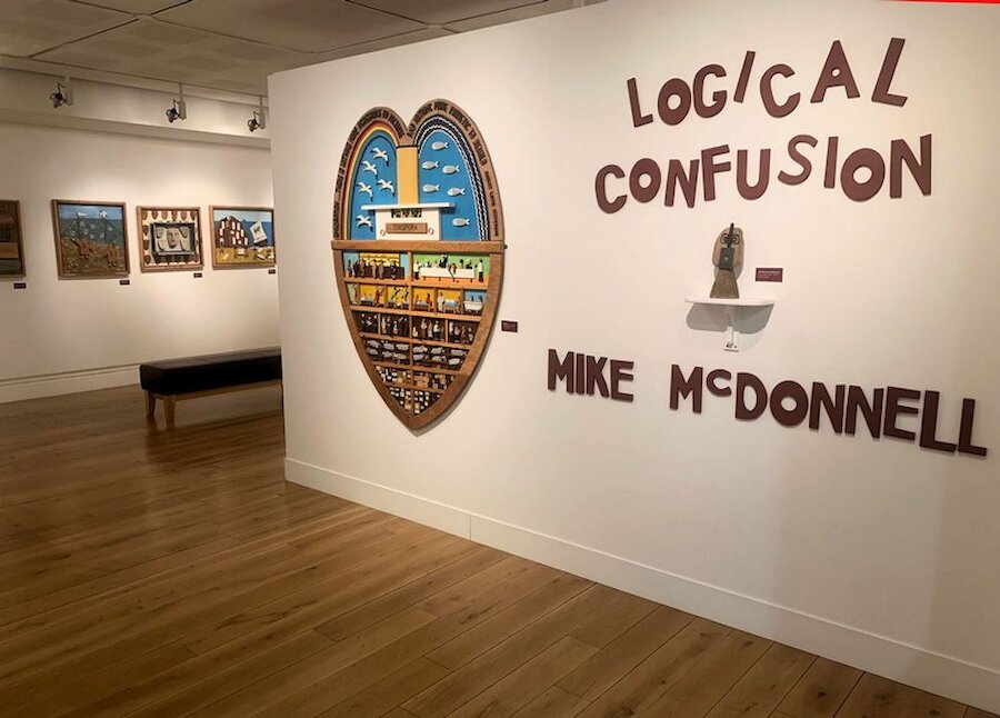 Part of the 'Logical Confusion' exhibition of Mike McDonnell's work | Alastair Hamilton