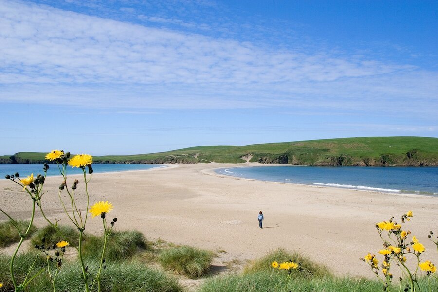 St Ninian's Isle tombolo | Shetland.org