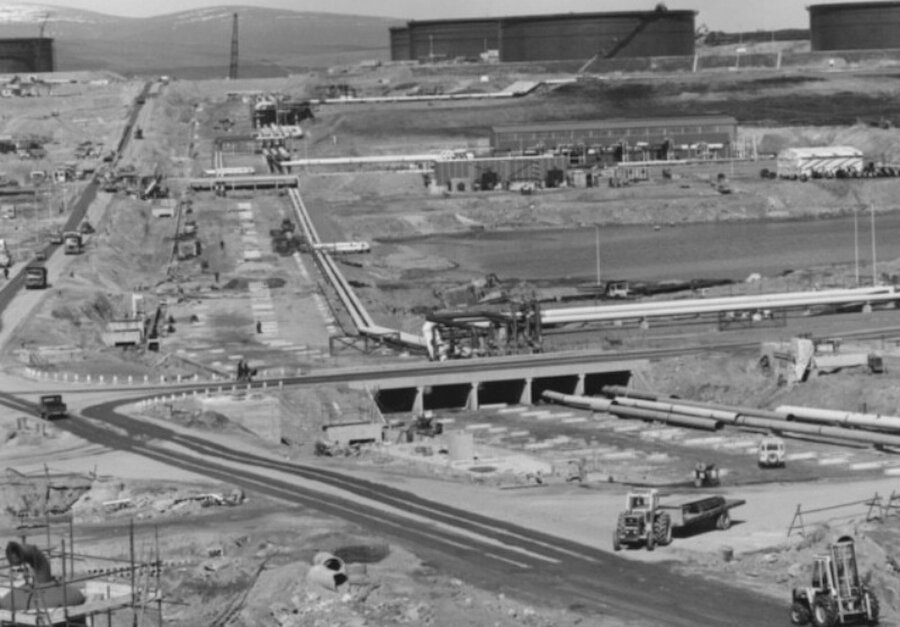 During construction of the terminal. | Submitted by David Manson