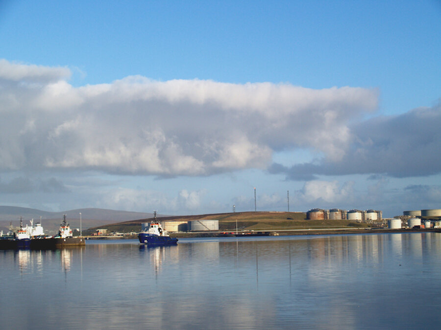 Sullom Voe Terminal.