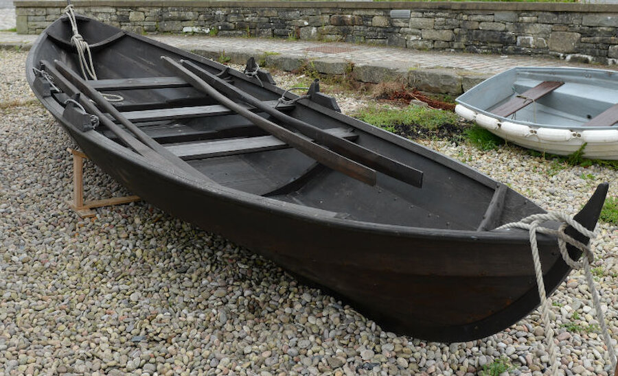 Built from a Norwegian kit in 2000, this boat is identical to those in use in Shetland hundreds of years ago (Courtesy Alastair Hamilton)
