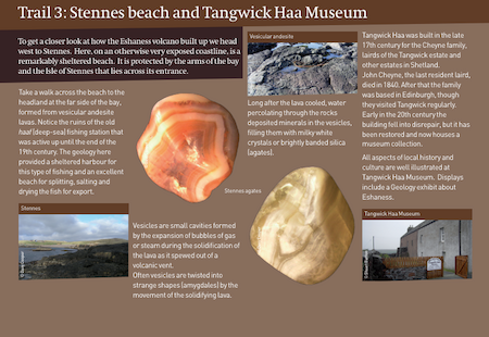 Volcano Trail 3: Stenness Beach and Tangwick Haa Museum