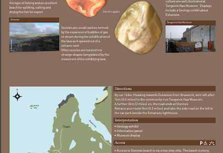 Volcano Trail 3: Stenness Beach and Tangwick Haa Museum