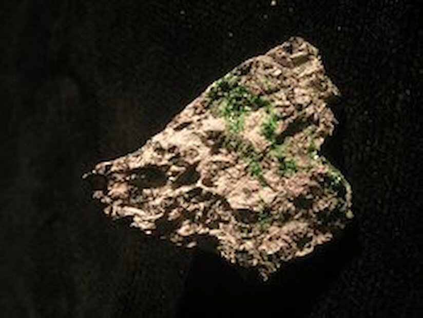 Uvarovite detail