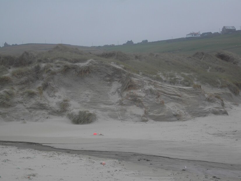 Dune system at Breckon Sands in Yell. | Shetland Amenity Trust