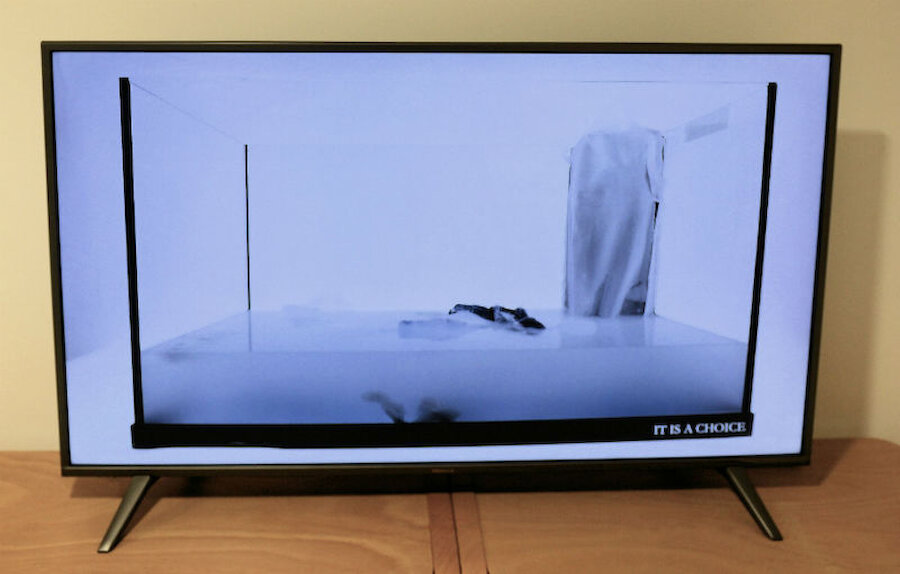 An installation using video by Tomas Toth