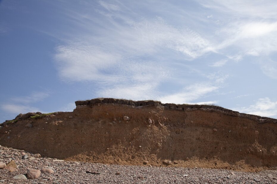 Glacial till at Braewick