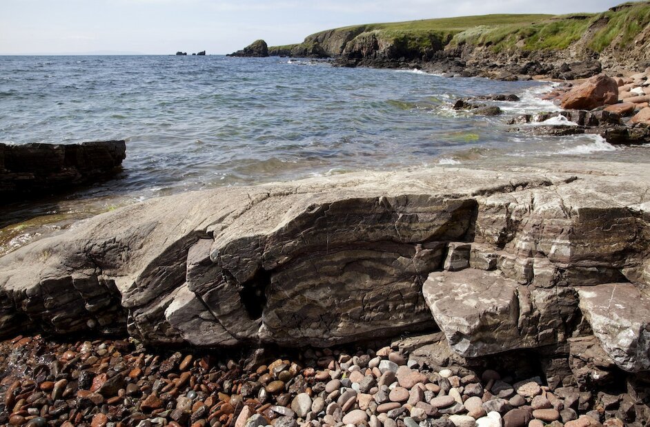 Sandstones that formed in a lake