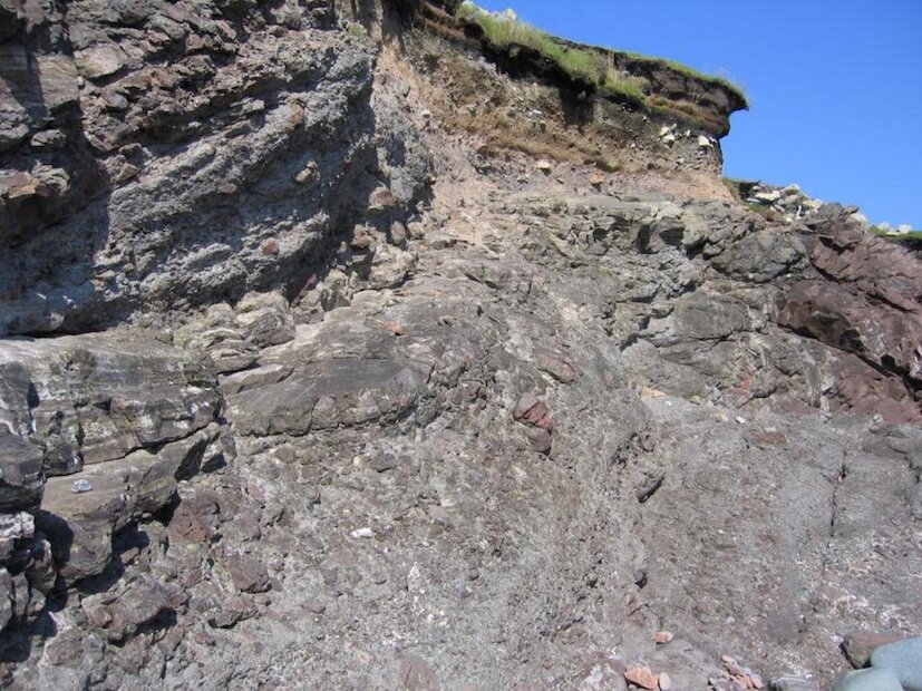 A mudflow or 'lahar'