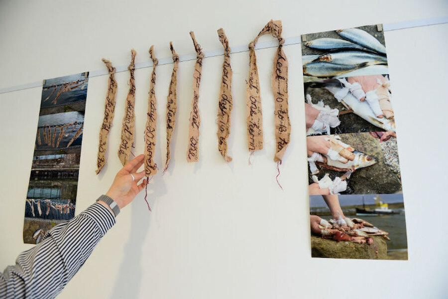 Kirsten Sinclair's work on the boundary between fine art and textiles