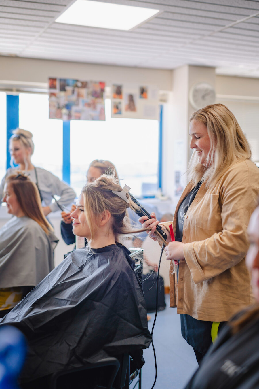 Lauren welcomes the opportunity to learn new hairdressing skills