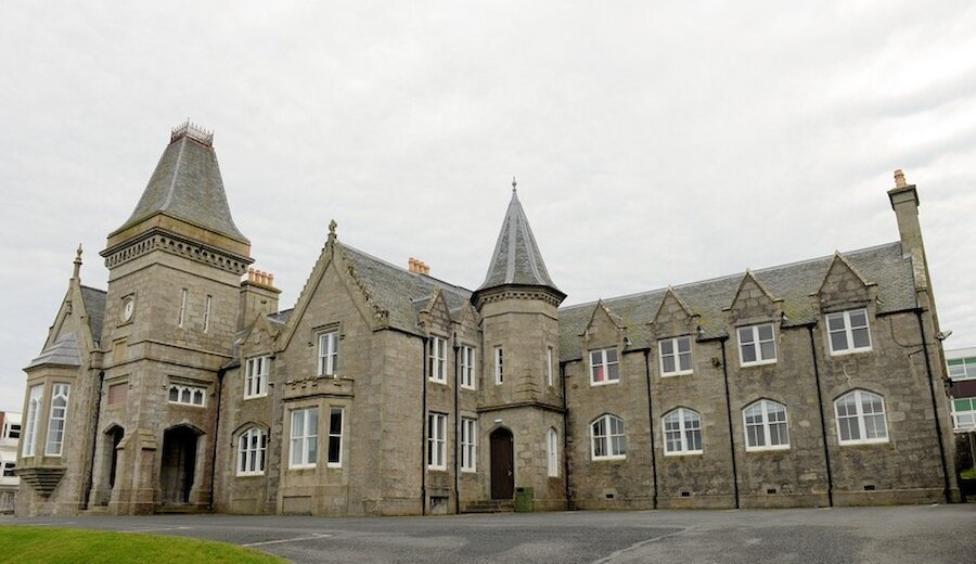 The former Anderson High School in Lerwick, which Jen attended. It was replaced by a new school on another site in 2017. | Alastair Hamilton
