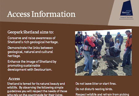 The Shetland ophiolite - access information