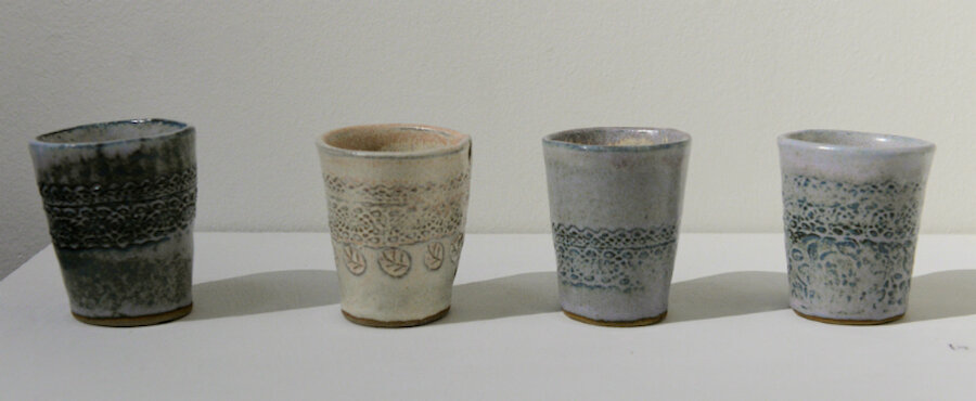 A range of goblets by Sharon McGeady (Courtesy Alastair Hamilton)