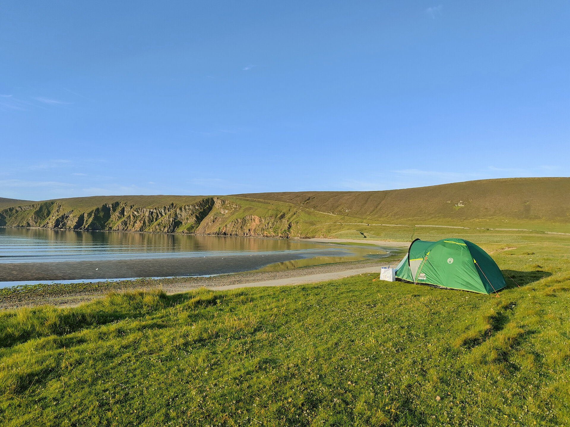 A fantastic view from the tent.