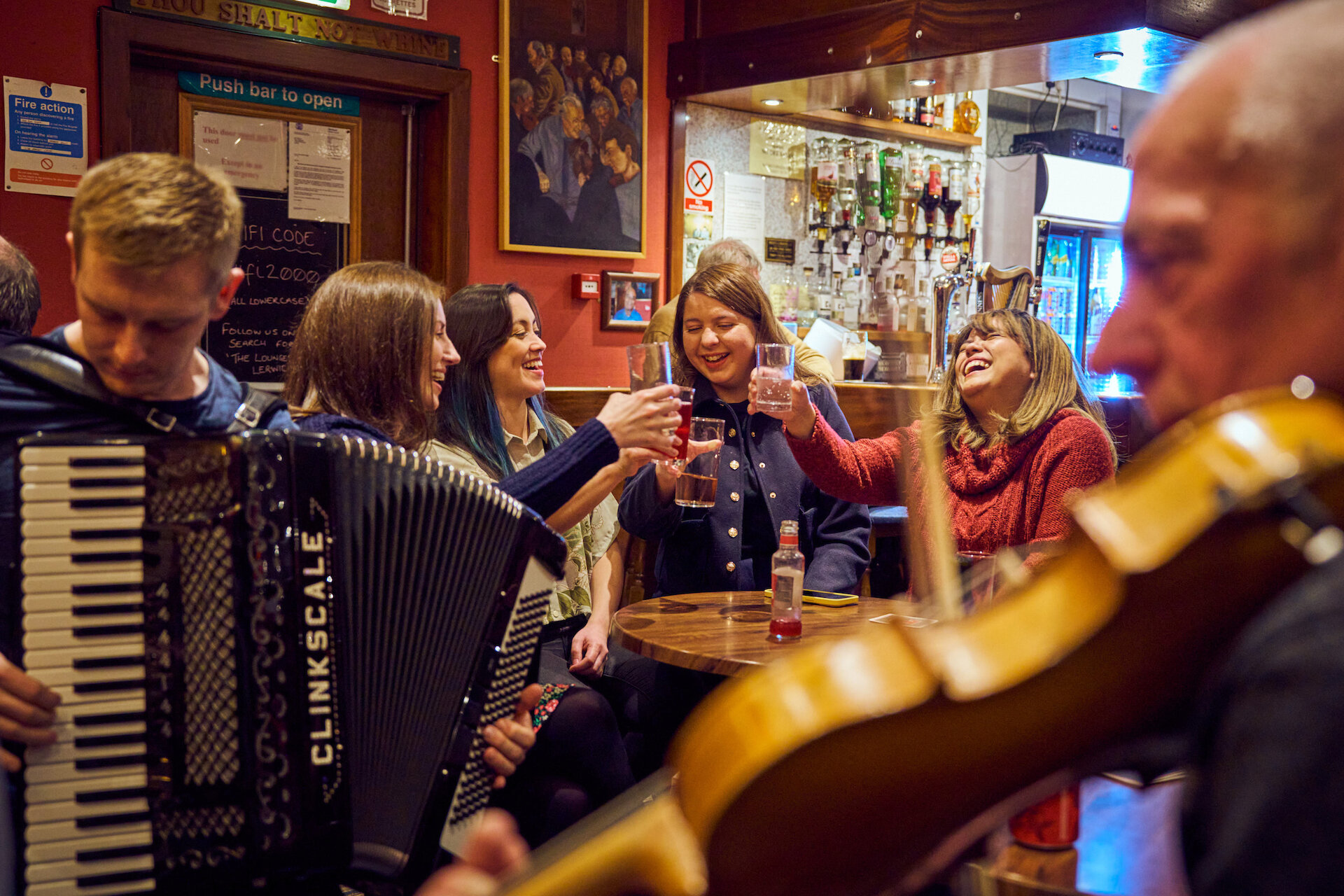 Traditional accordion and fiddle music comes to the fore in October.