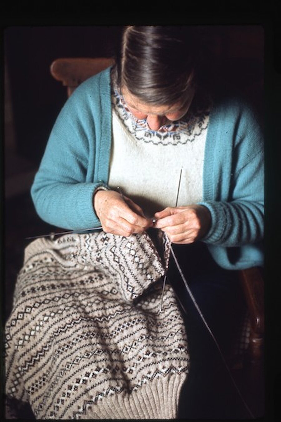 Molly Wilson Fair Isle, Shetland, June 1970 | Chris Morphet