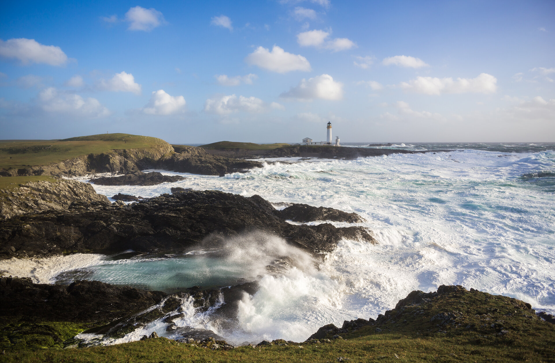 Fair Isle is home to spectacular landscapes, and fascinating geology.