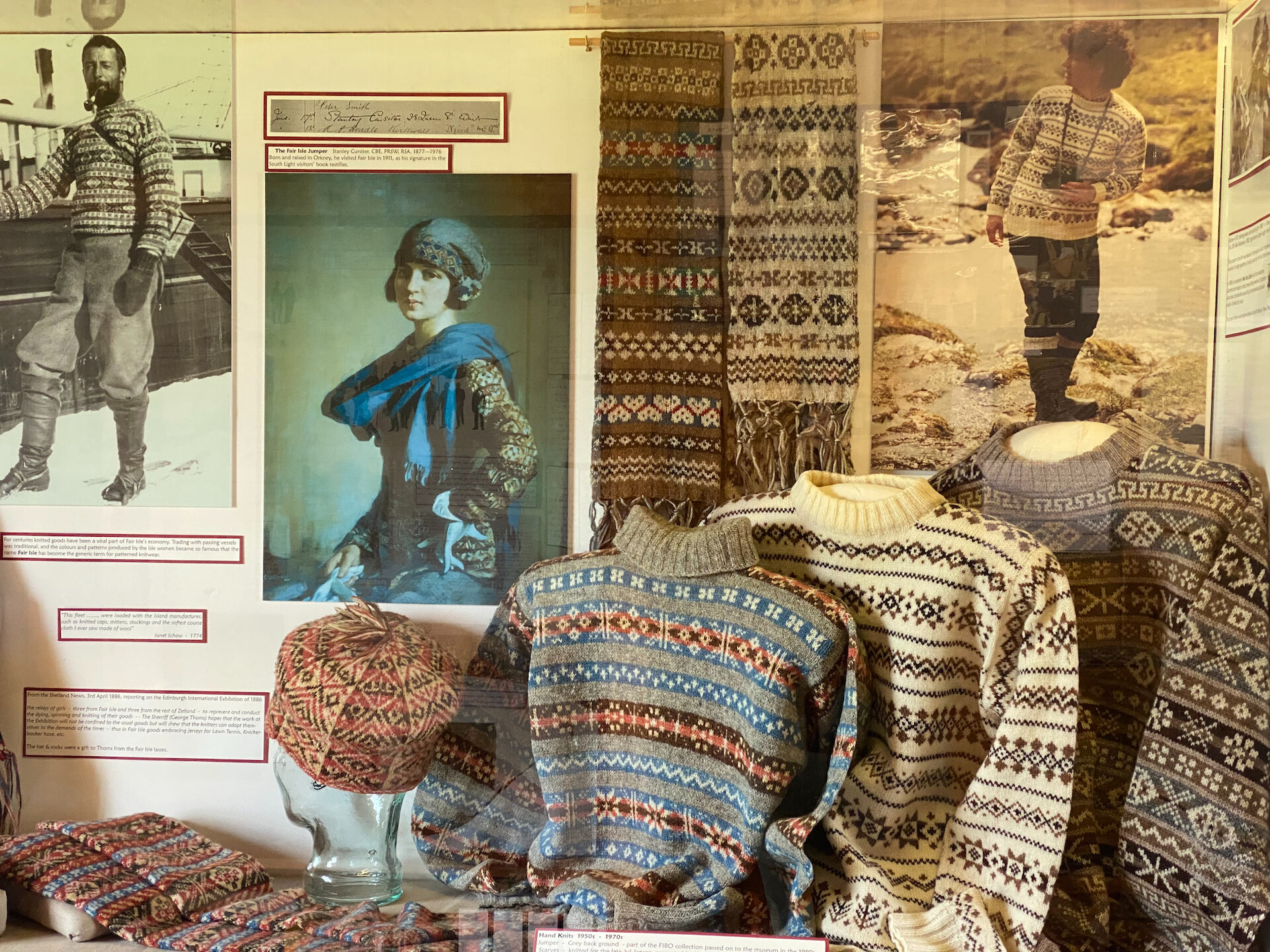 Fair Isle knitwear originates from the island, something that may be celebrated at future events.