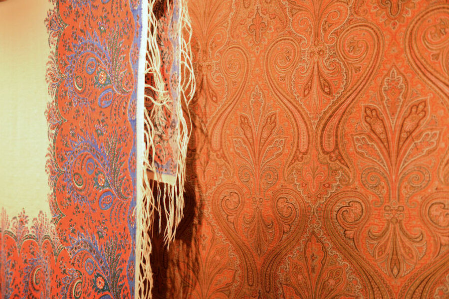 The exhibition includes examples of Paisley shawls (Courtesy Alastair Hamilton)