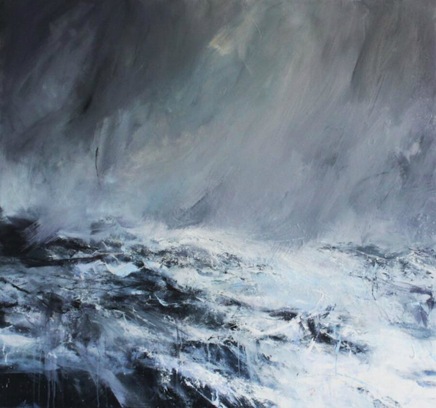 Janette Kerr, Running Sea, Brindister, 2018. Courtesy the artist and Cadogan Contemporary.
