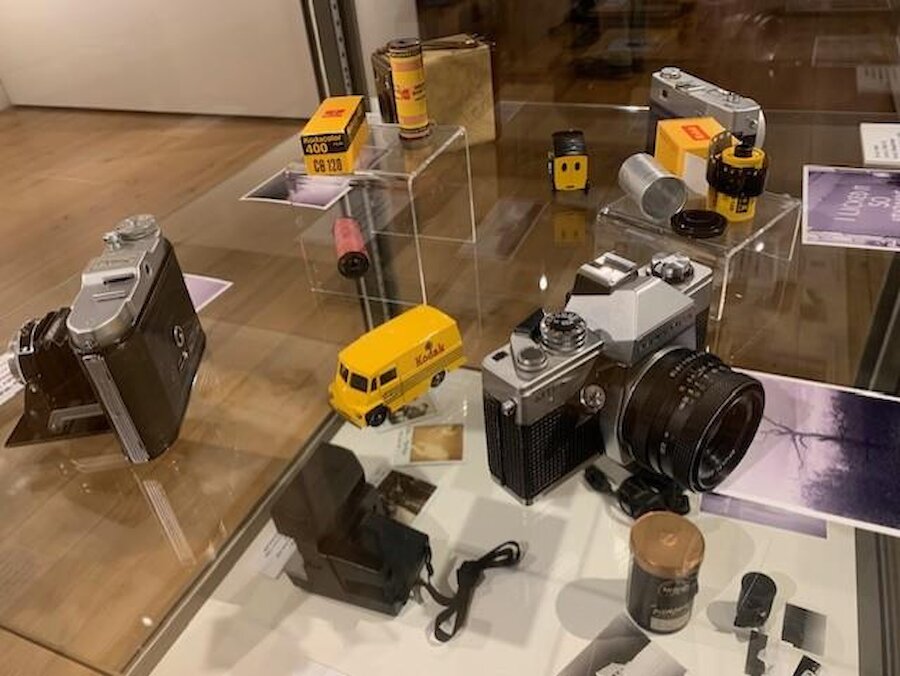 Some of the cameras and memorabilia in the Chris Smith collection. | Alastair Hamilton