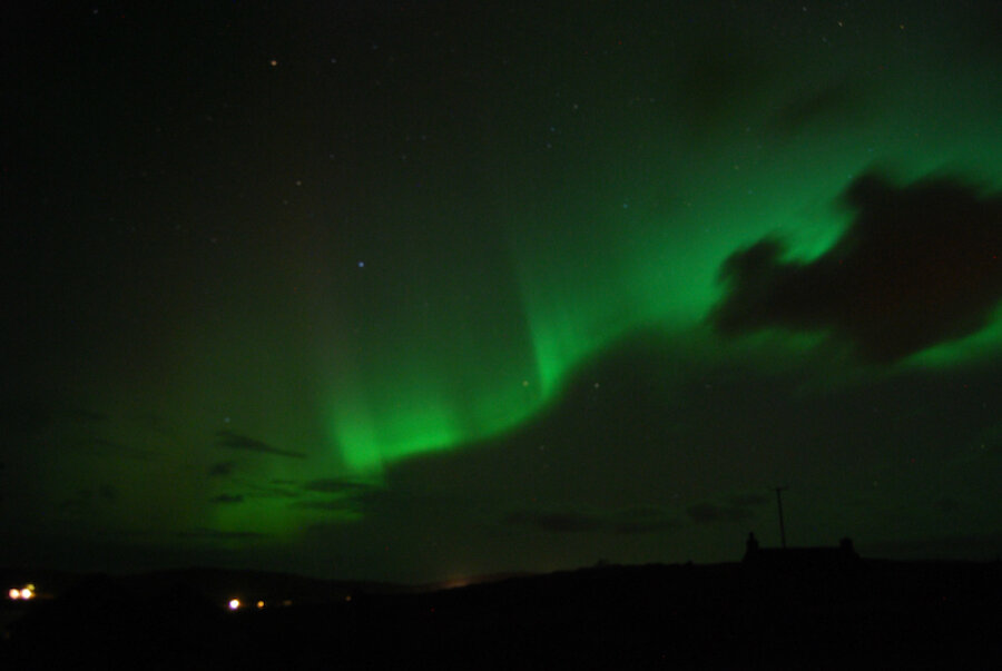 Those longer nights offer more chances to watch the aurora borealis (Courtesy Alastair Hamilton)