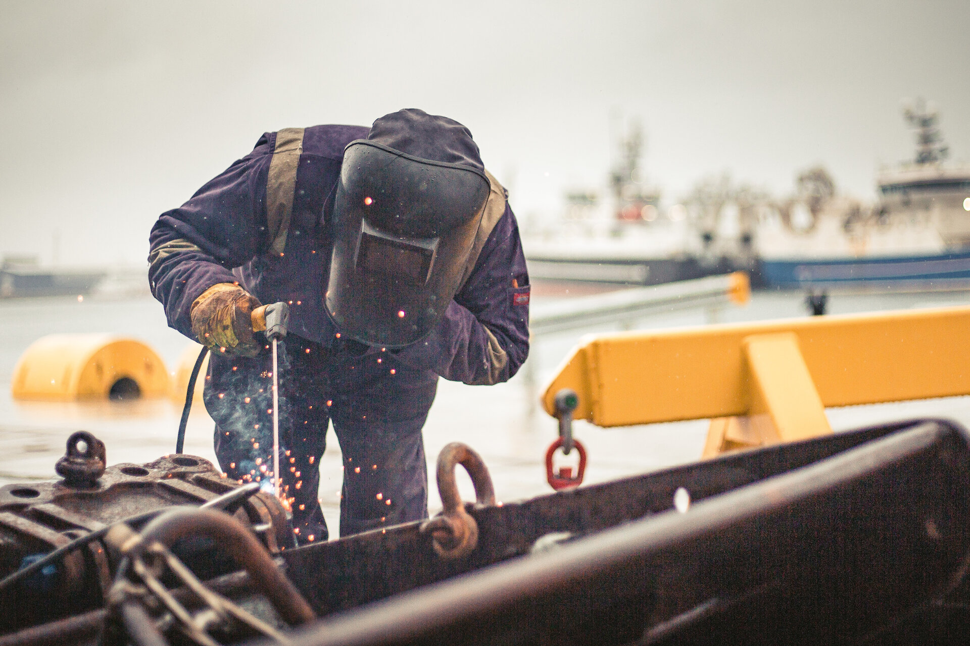 The engineering sector supports a varied range of industries in Shetland.