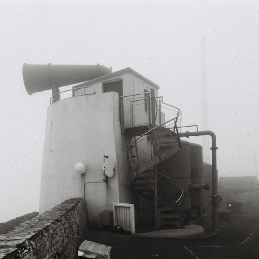 The foghorn at Sumburgh Lighthouse (Courtesy David Sterry)