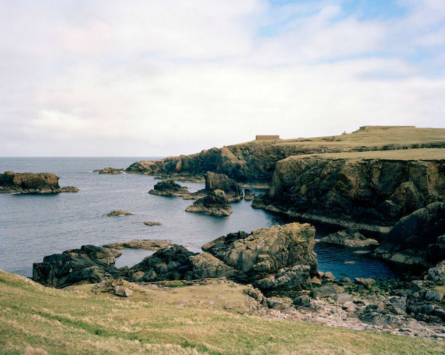 Old military installations on the coast at Skaw, Unst (Courtesy Richard Chivers)