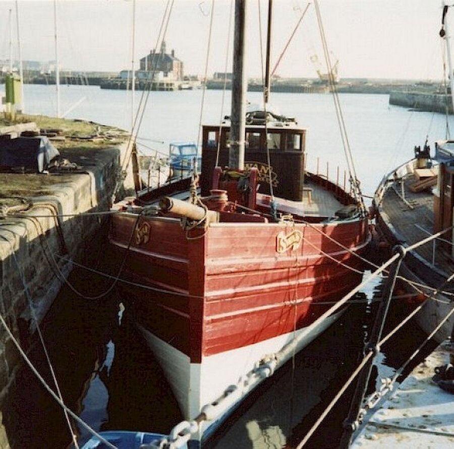 The partly-restored 'Swan' at Hartlepool | Swan Trust