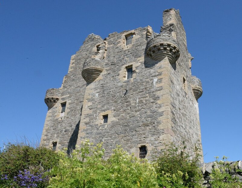 Scalloway Castle, built by the unpopular Earl Patrick Stewart in 1600, as used as a store | Alastair Hamilton